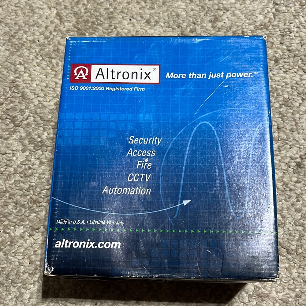 Altronix ISO 9001:2000 Registered Firm